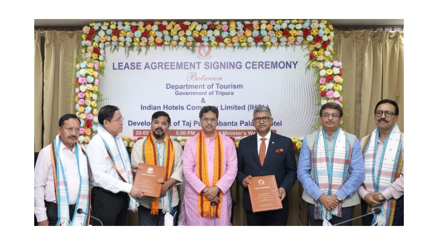 Indian Hotels Company Ltd signs Taj Pushpabanta Palace in Agartala